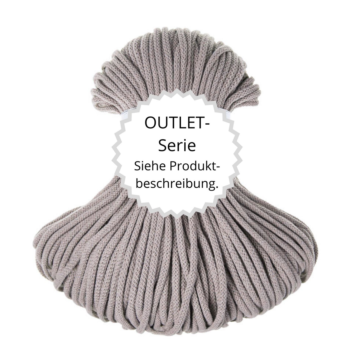 OUTLET Flechtkordel Pearl Ø 5 mm