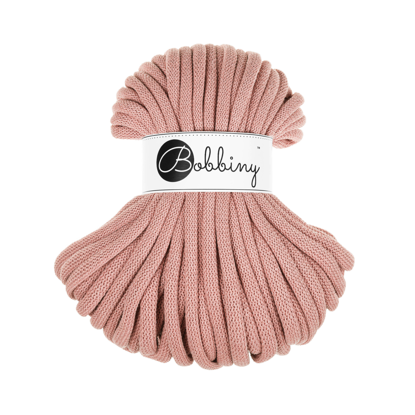 30 Meter - Bobbiny Flechtkordeln Blush Ø 9 mm