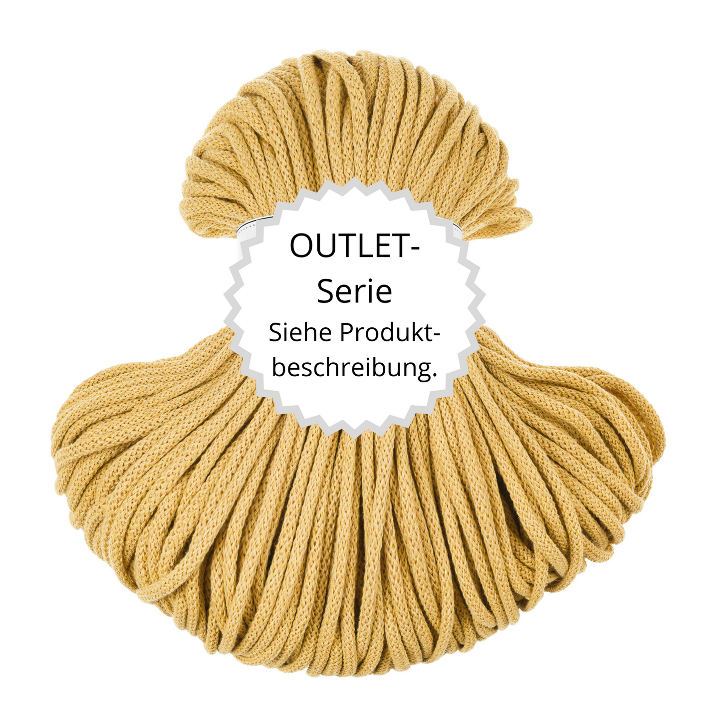 OUTLET Flechtkordel Honey Ø 5 mm