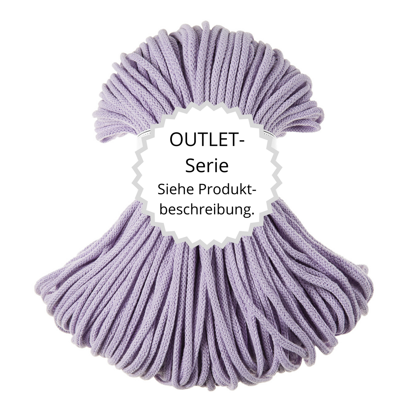 OUTLET Flechtkordel Lavender Ø 5 mm