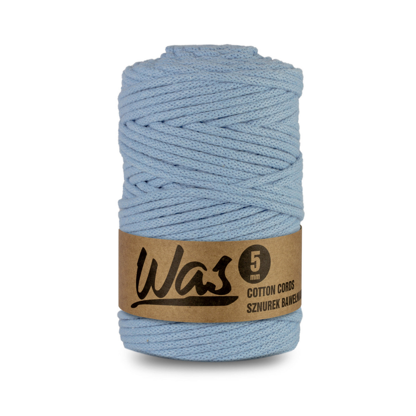 WAS Flechtkordel Pajama Blue (270) Ø 5 mm