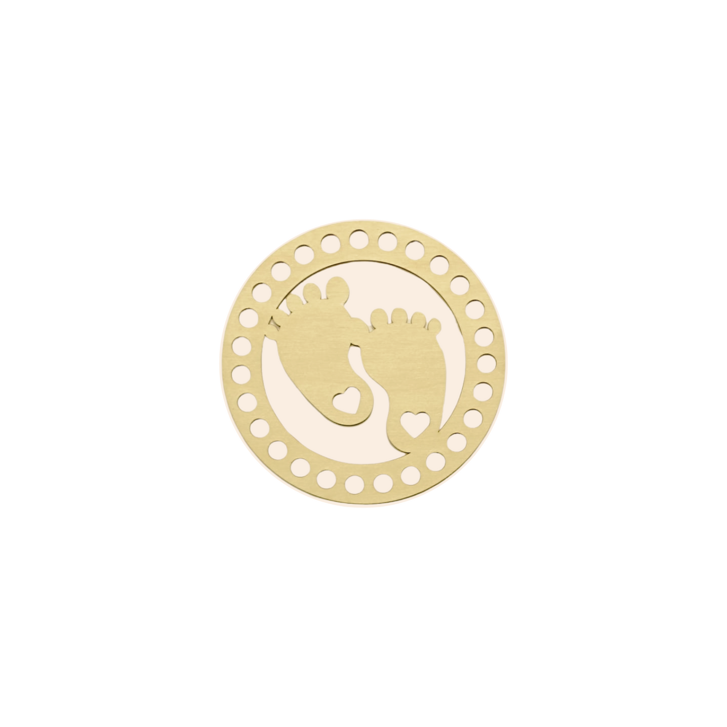 Korbboden für Häkelkörbchen rund Ø 15 cm (Baby) neues design!