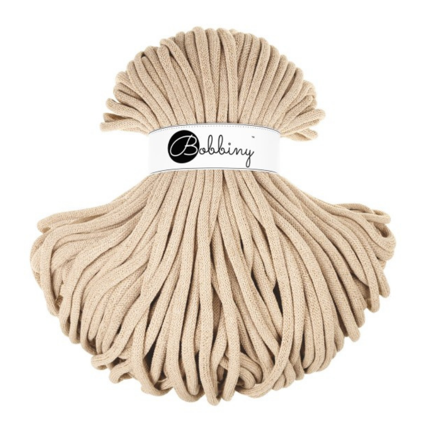 Bobbiny Flechtkordel Golden Warm Beige Ø 9 mm