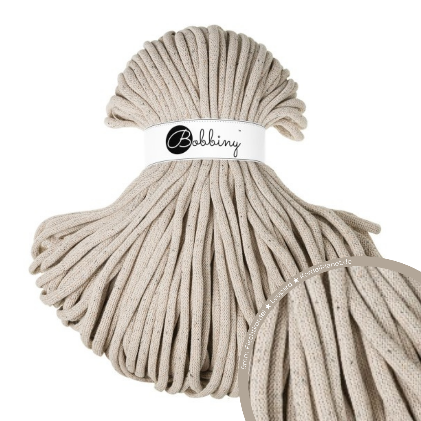 Bobbiny Flechtkordel Leopard Ø 9 mm