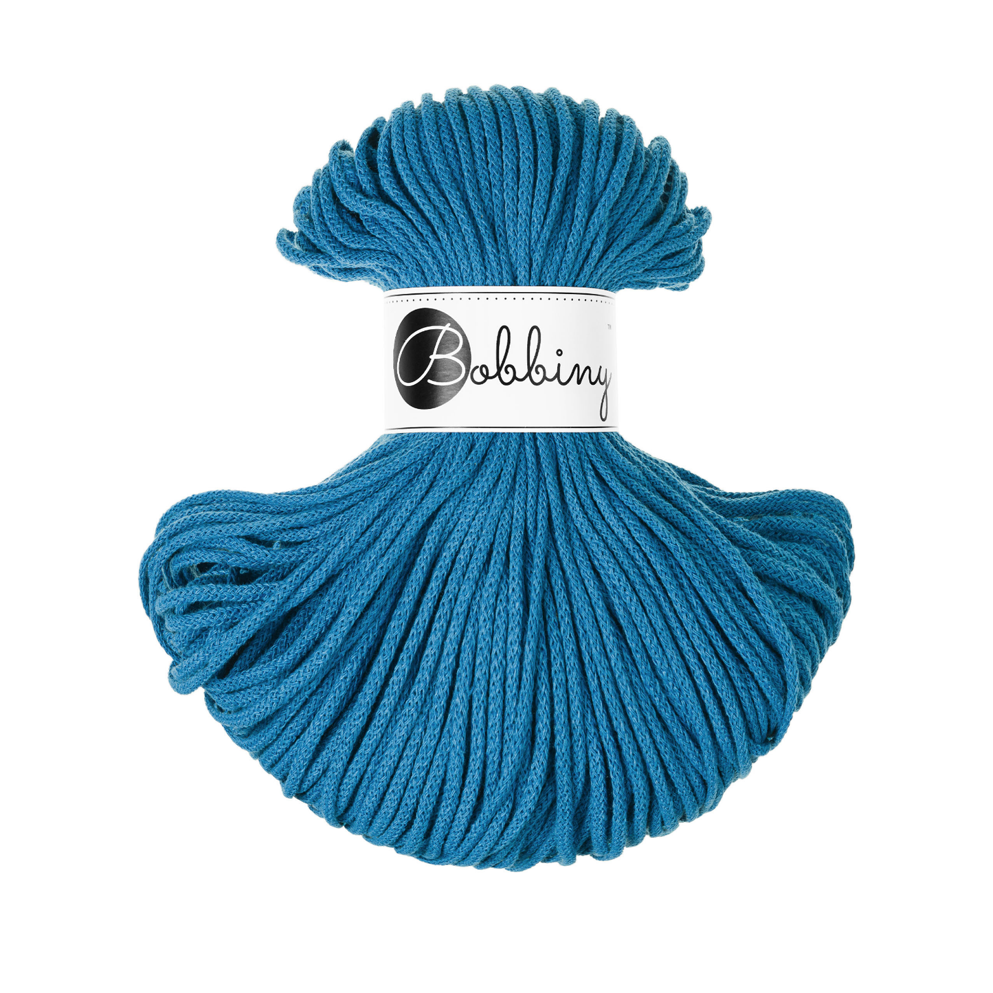 Bobbiny Flechtkordel Dopamine Blue Ø 3 mm