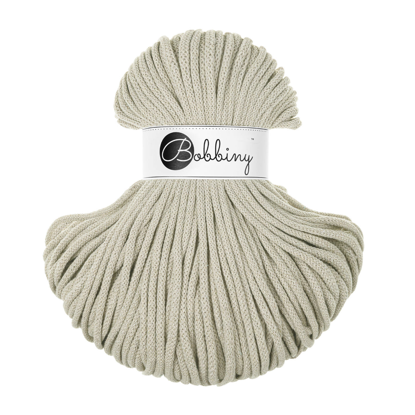 Bobbiny Flechtkordel Pale Olive Ø 5 mm