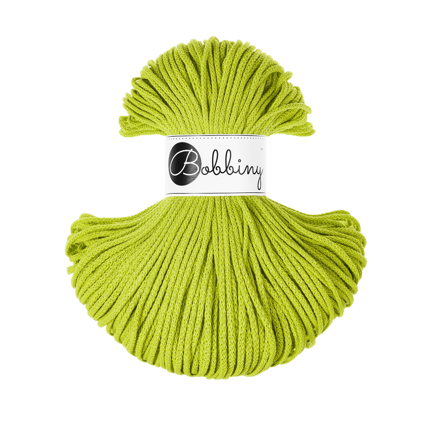 Bobbiny Flechtkordel Dopamine Lime Ø 3 mm