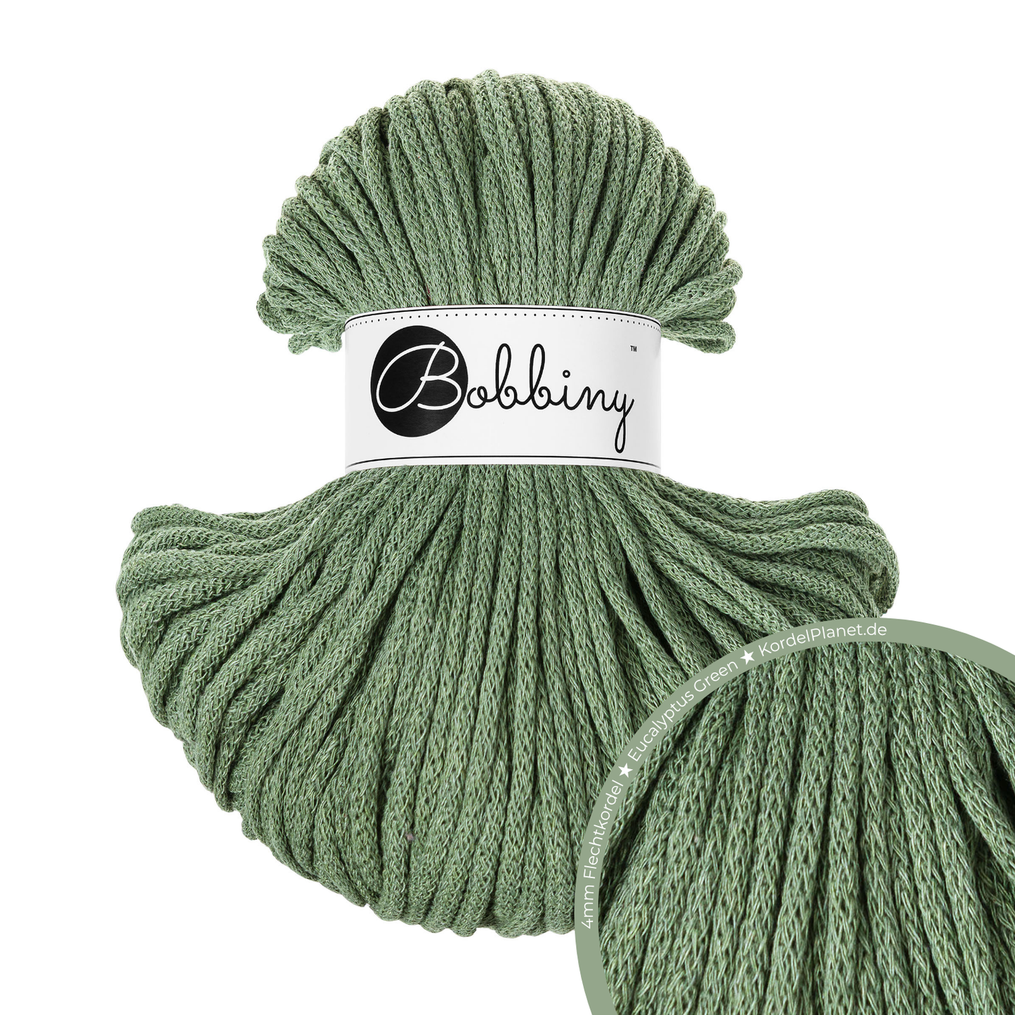 Bobbiny Flechtkordeln Ø 4 mm CLASSIC 100m (Neuheit)