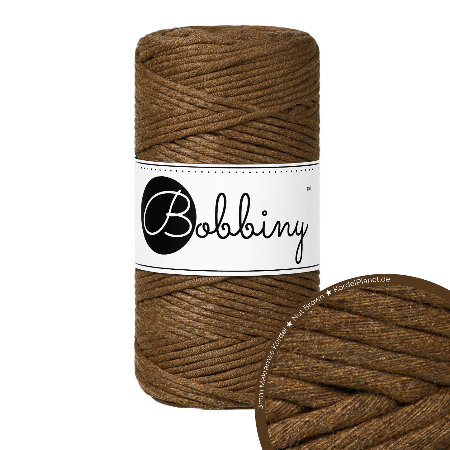 Bobbiny Makramee-Kordeln Ø 3 mm 100m