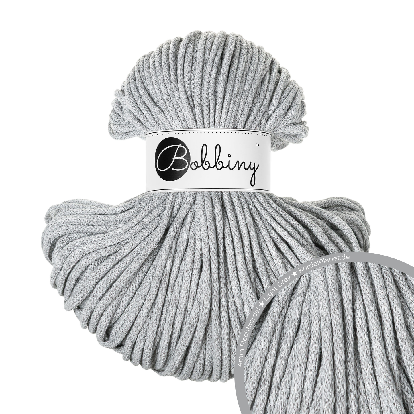 Bobbiny Flechtkordeln Ø 4 mm CLASSIC 100m (Neuheit)