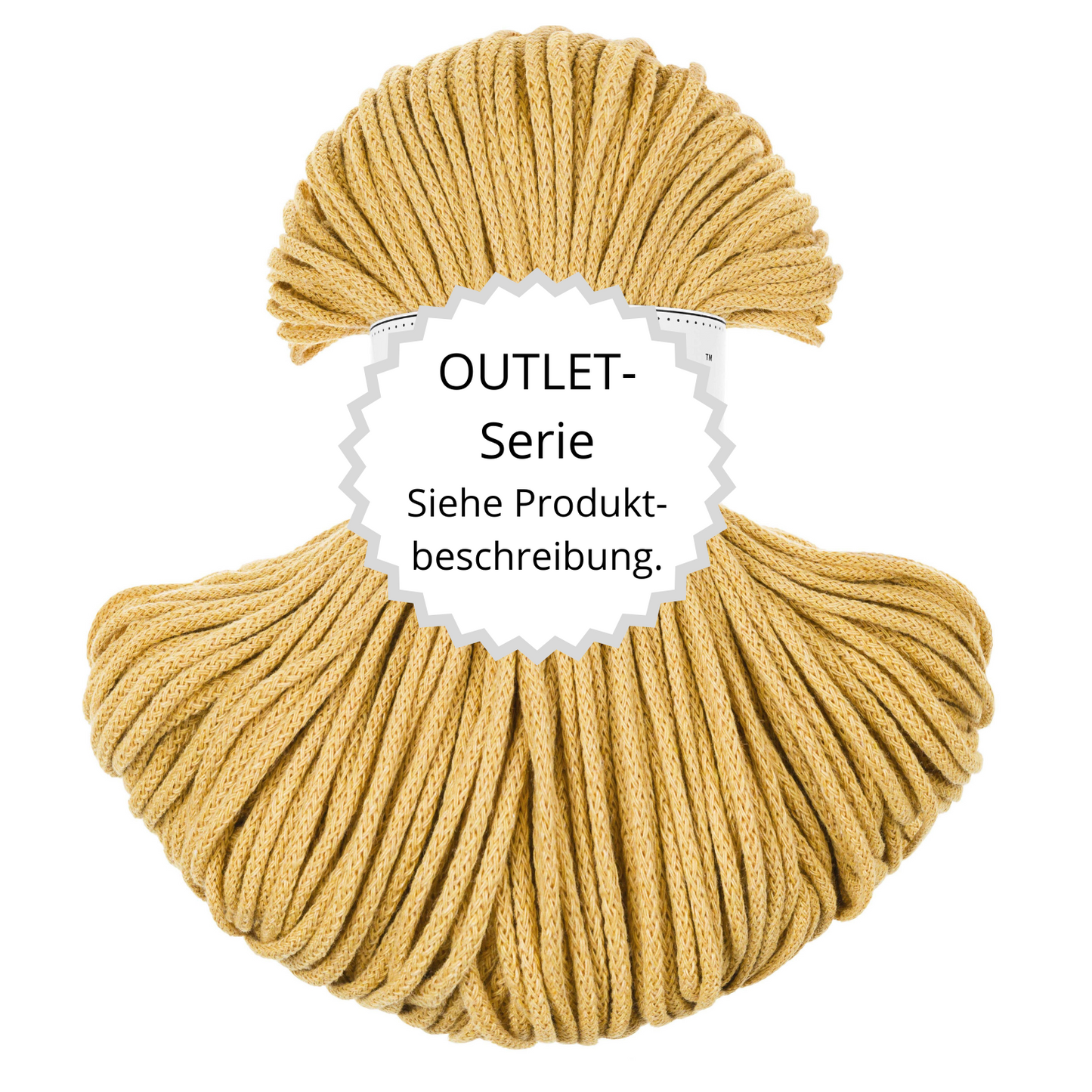 OUTLET Flechtkordel Honey Ø 3 mm