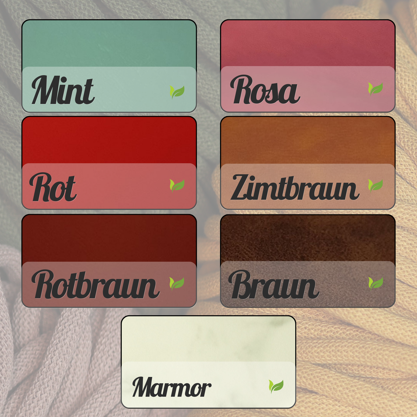 40×60 mm – Personalisierte Labels mit Schrauben (Chicago‑Screws), Kunstleder | große Branding‑Plakette für Handmade