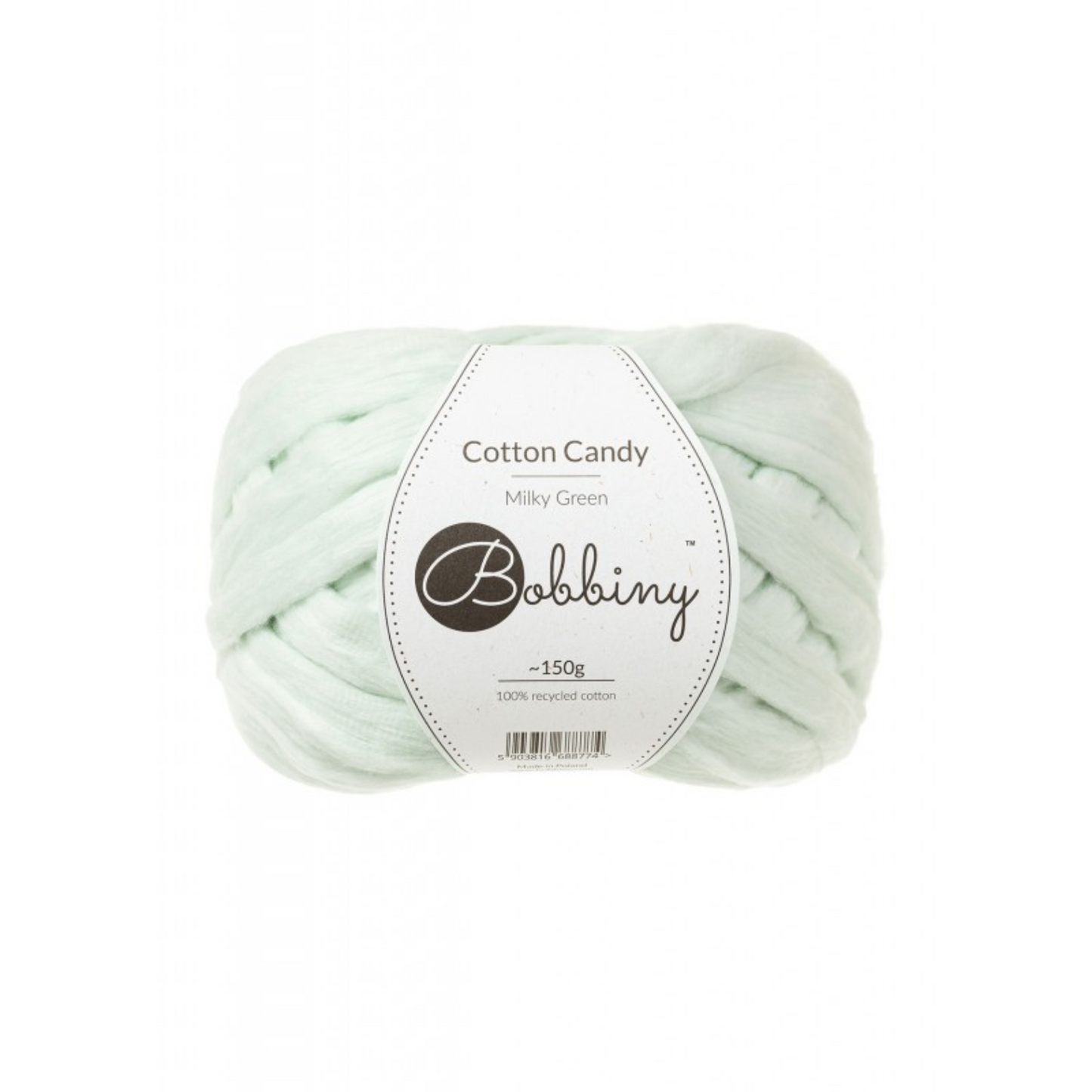 Bobbiny Cotton Candy Milky Green