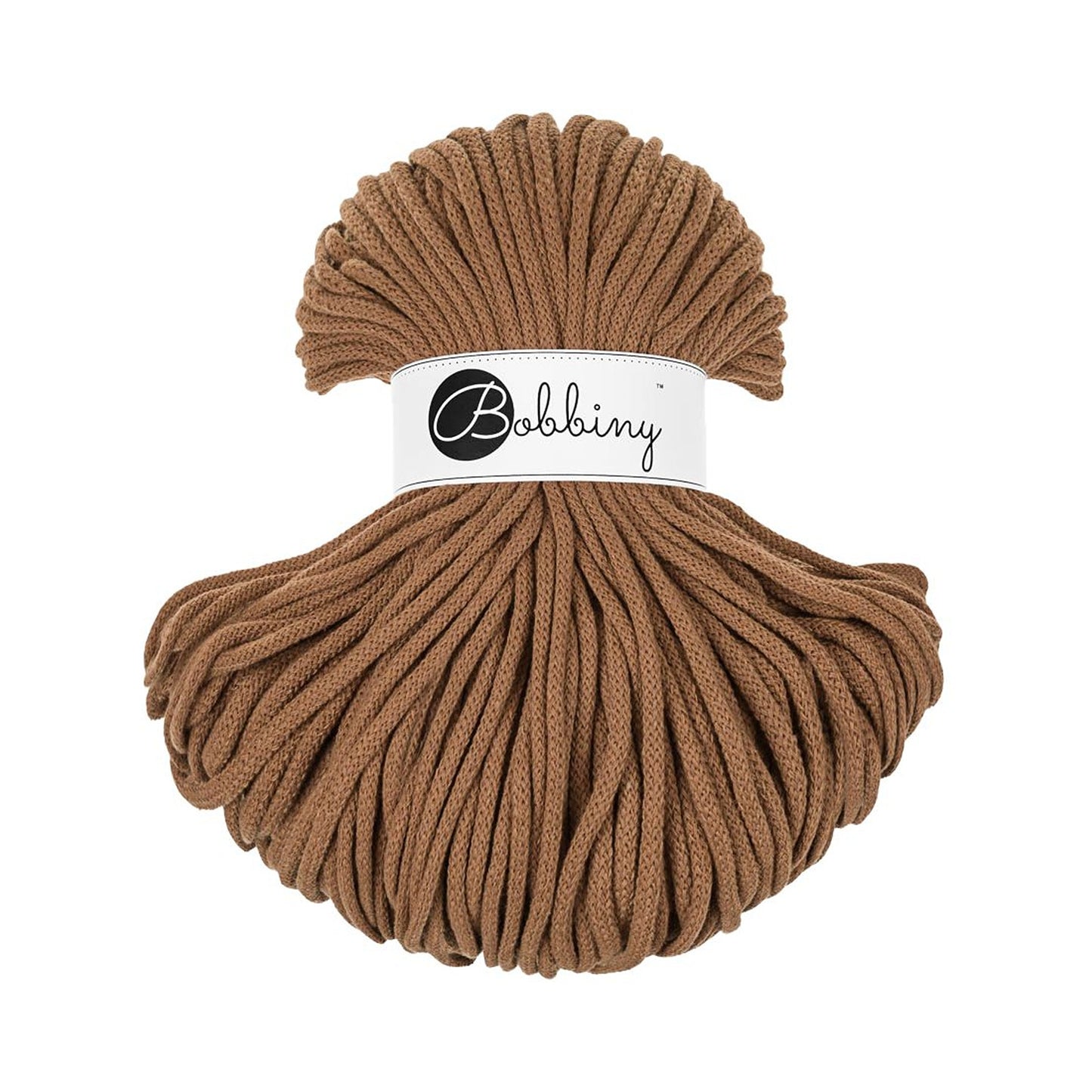 Bobbiny Flechtkordel Caramel Ø 5 mm