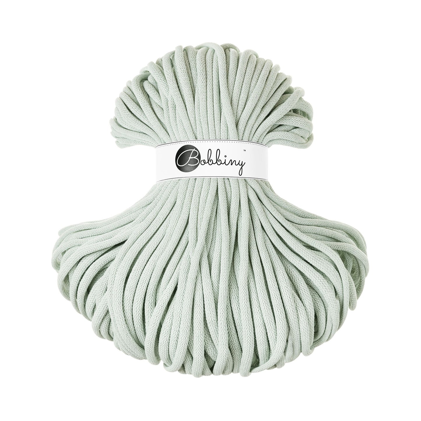 Bobbiny Flechtkordel Milky Green Ø 9 mm