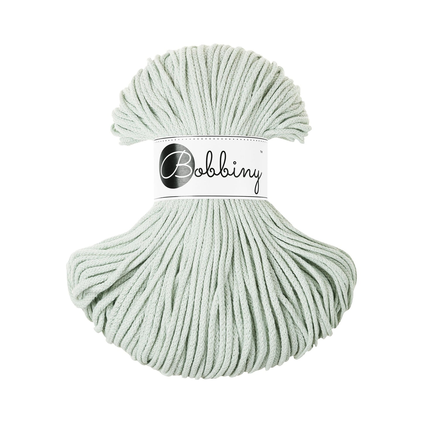 Bobbiny Flechtkordel Milky Green Ø 3 mm