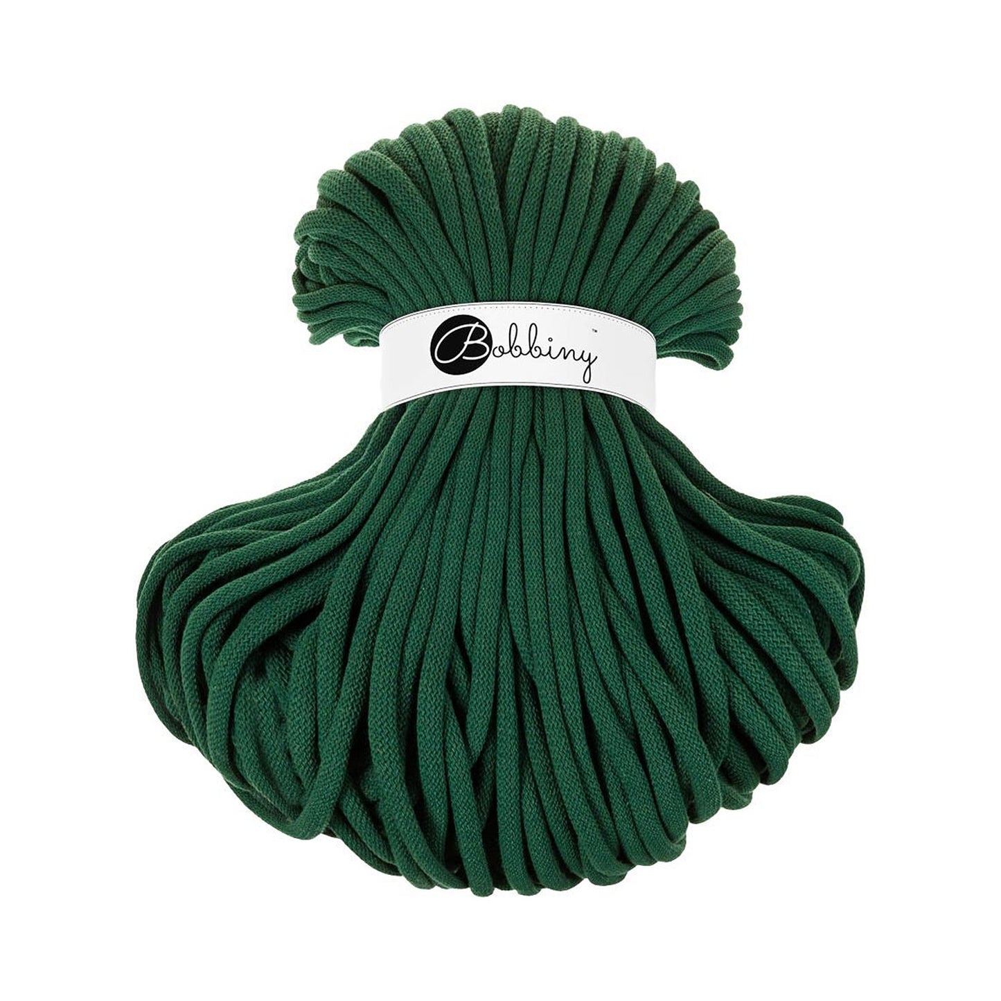 Bobbiny Flechtkordel Pine Green Ø 9 mm