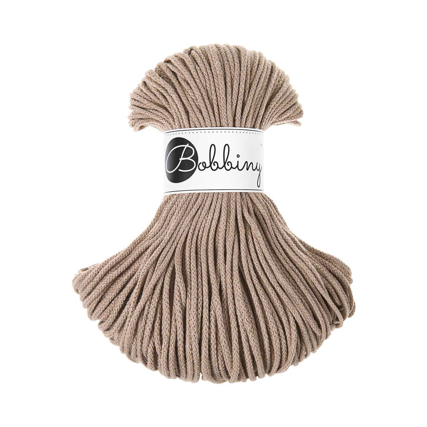 Bobbiny Flechtkordel Sand Ø 3 mm