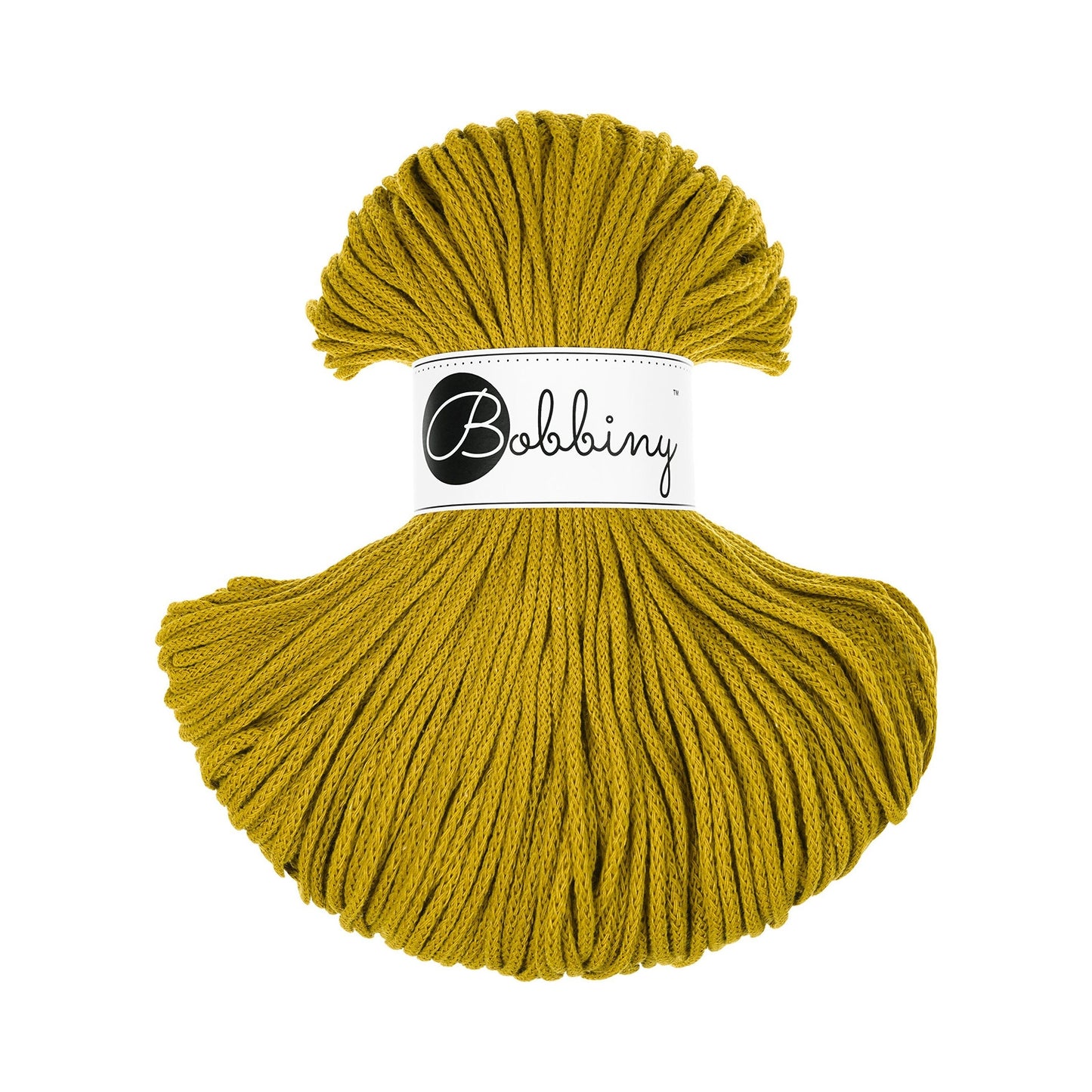 Bobbiny Flechtkordel Spicy Yellow Ø 3 mm