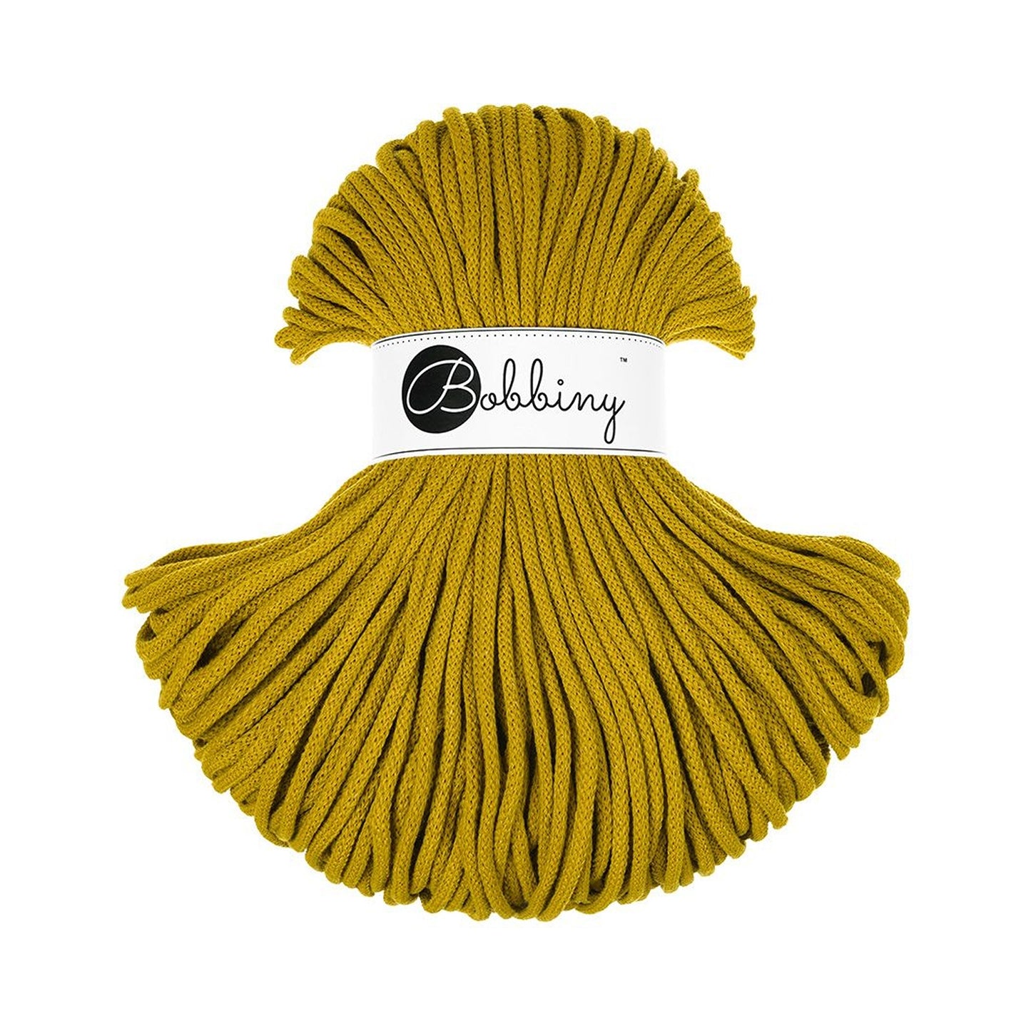 Bobbiny Flechtkordel Spicy Yellow Ø 5 mm