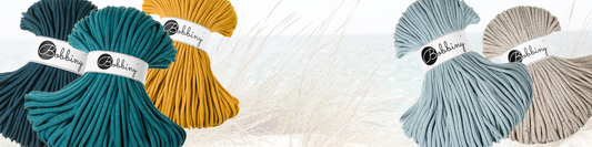 Goldene-Bucht-Farbpalette – Sommerliche Bobbiny-Garne für Häkel- und Makramee-Projekte