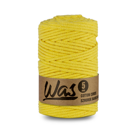 WAS Flechtkordel Yellow (060) Ø 5 mm