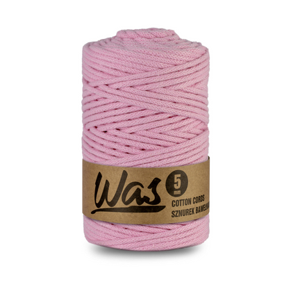WAS Flechtkordel Pink (090) Ø 5 mm
