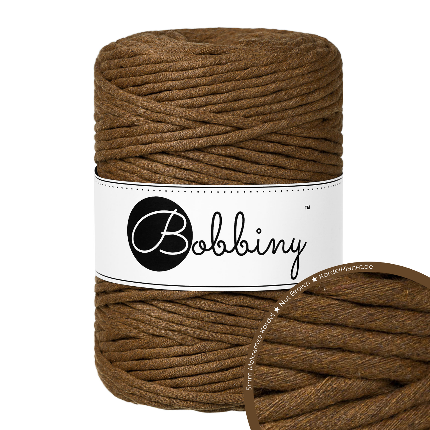 Bobbiny Makramee-Kordeln Ø 5 mm 100m