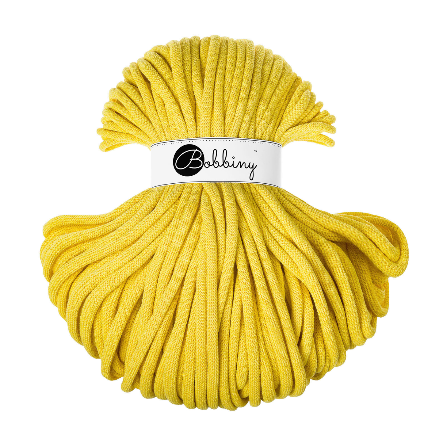 Bobbiny Flechtkordel Canary Yellow Ø 9 mm