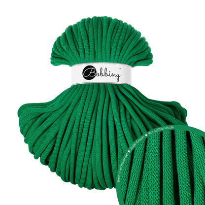 Bobbiny Flechtkordel Jade Green Ø 9 mm