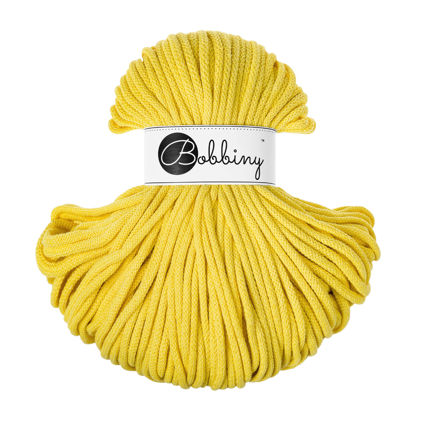 Bobbiny Flechtkordel Canary Yellow Ø 5 mm