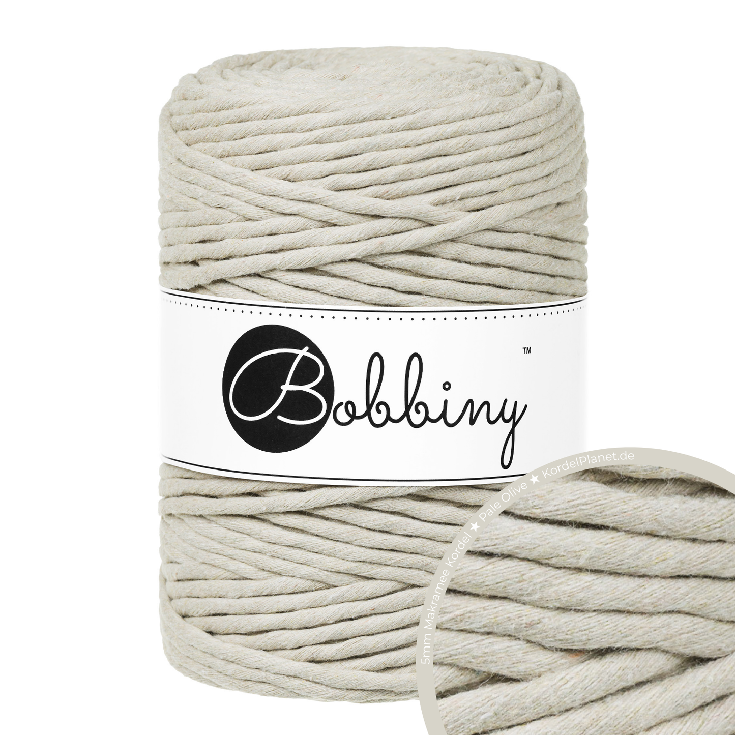Bobbiny Makramee-Kordeln Ø 5 mm 100m