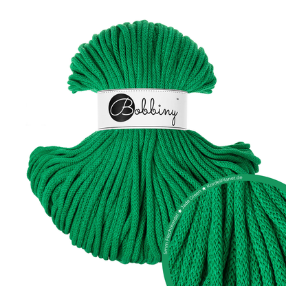 Bobbiny Flechtkordel Jade Green Ø 5 mm
