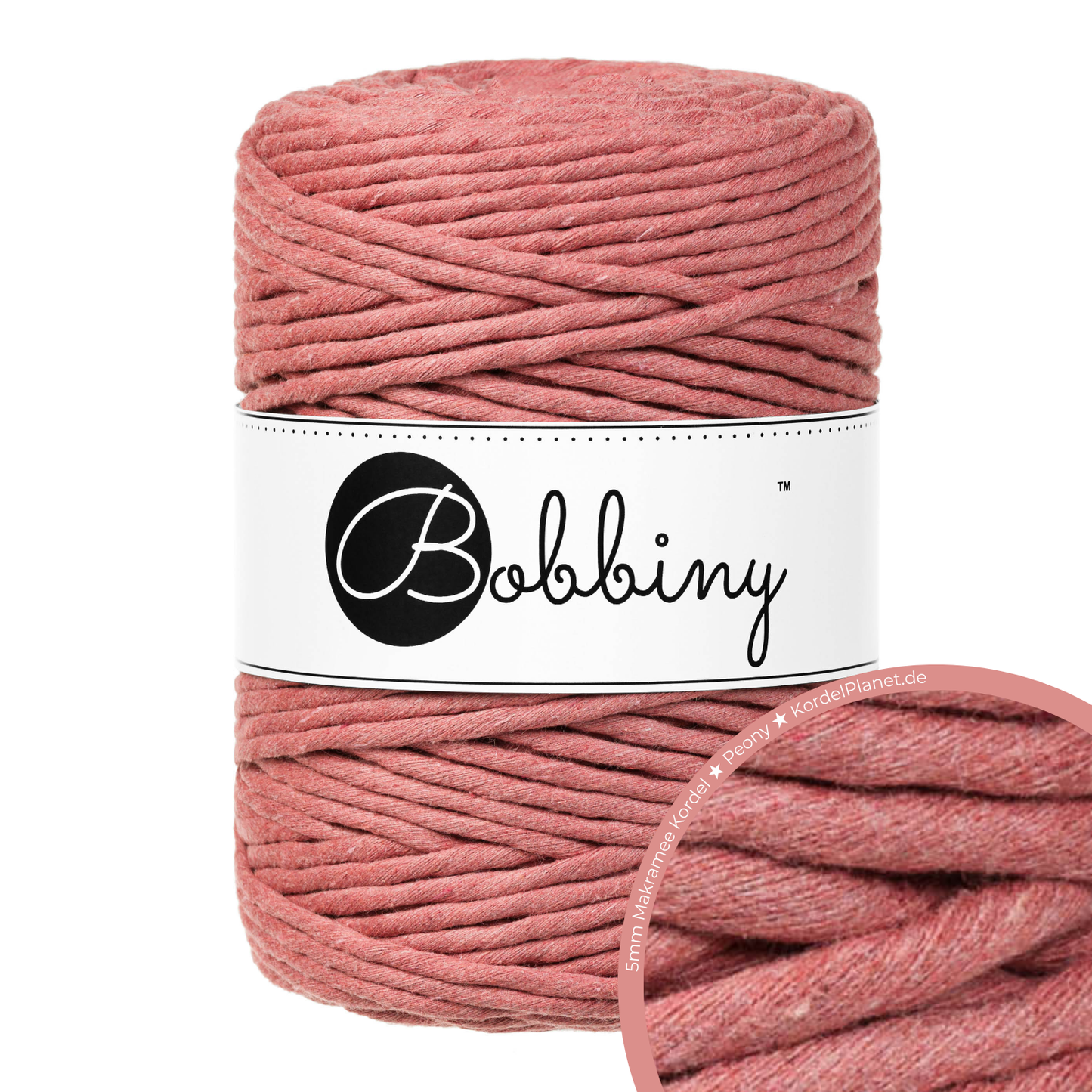 Bobbiny Makramee-Kordeln Ø 5 mm 100m