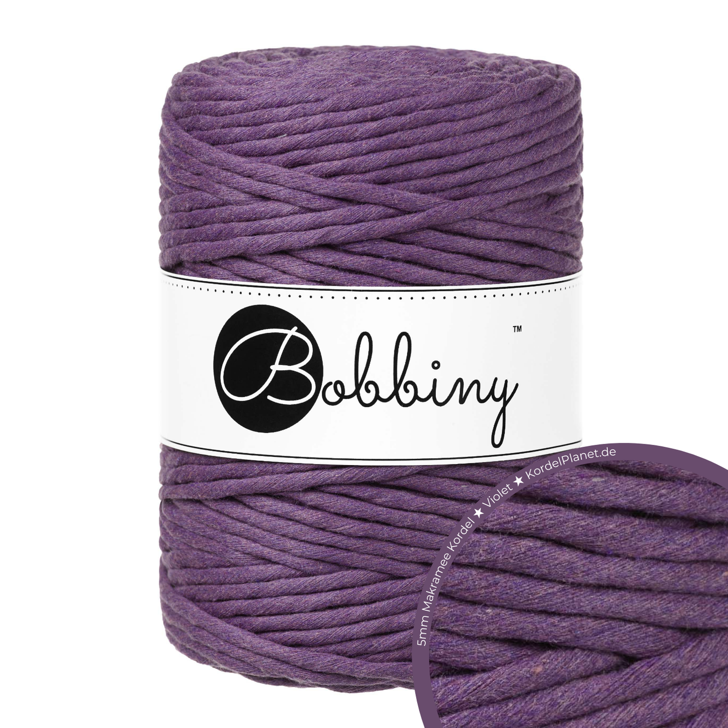 Bobbiny Makramee-Kordeln Ø 5 mm 100m