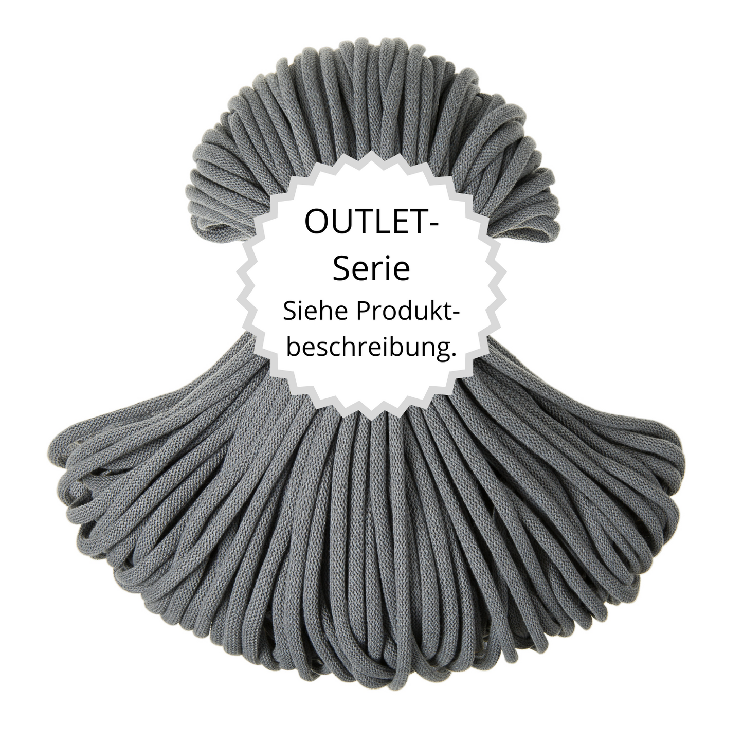 OUTLET Flechtkordel Steel Ø 9 mm