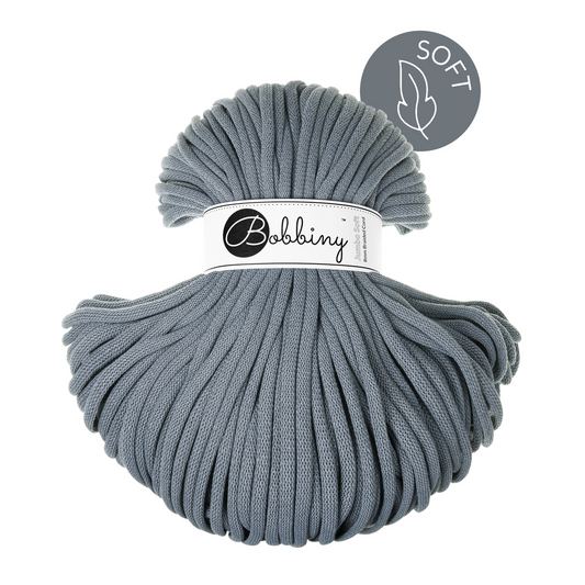 Bobbiny Flechtkordel Steel Ø 8 mm (Jumbo Soft)