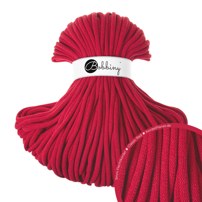 Bobbiny Flechtkordel Classic Red Ø 9 mm