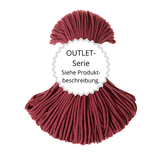 OUTLET Flechtkordel Wild Rose Ø 3 mm