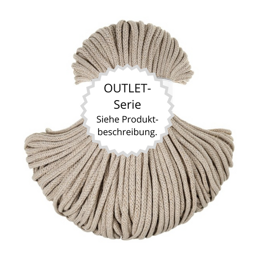 OUTLET Flechtkordel Golden Beige Ø 5 mm