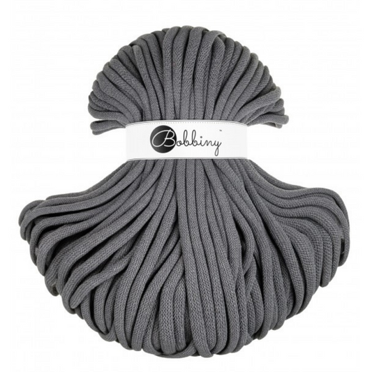 Bobbiny Flechtkordel Stone Grey Ø 9 mm