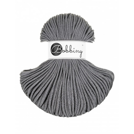 Bobbiny Flechtkordel Stone Grey Ø 3 mm