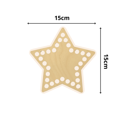 Korbboden Stern 15 cm – für Häkelkörbe & Deko