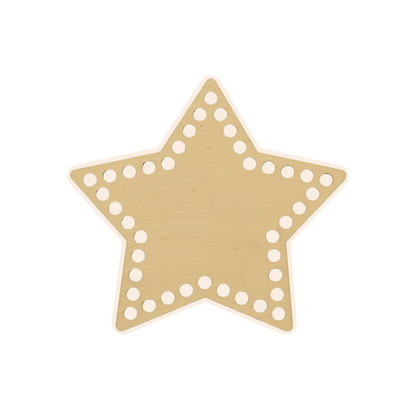 Korbboden Stern 20 cm – stabile Basis für Projekte