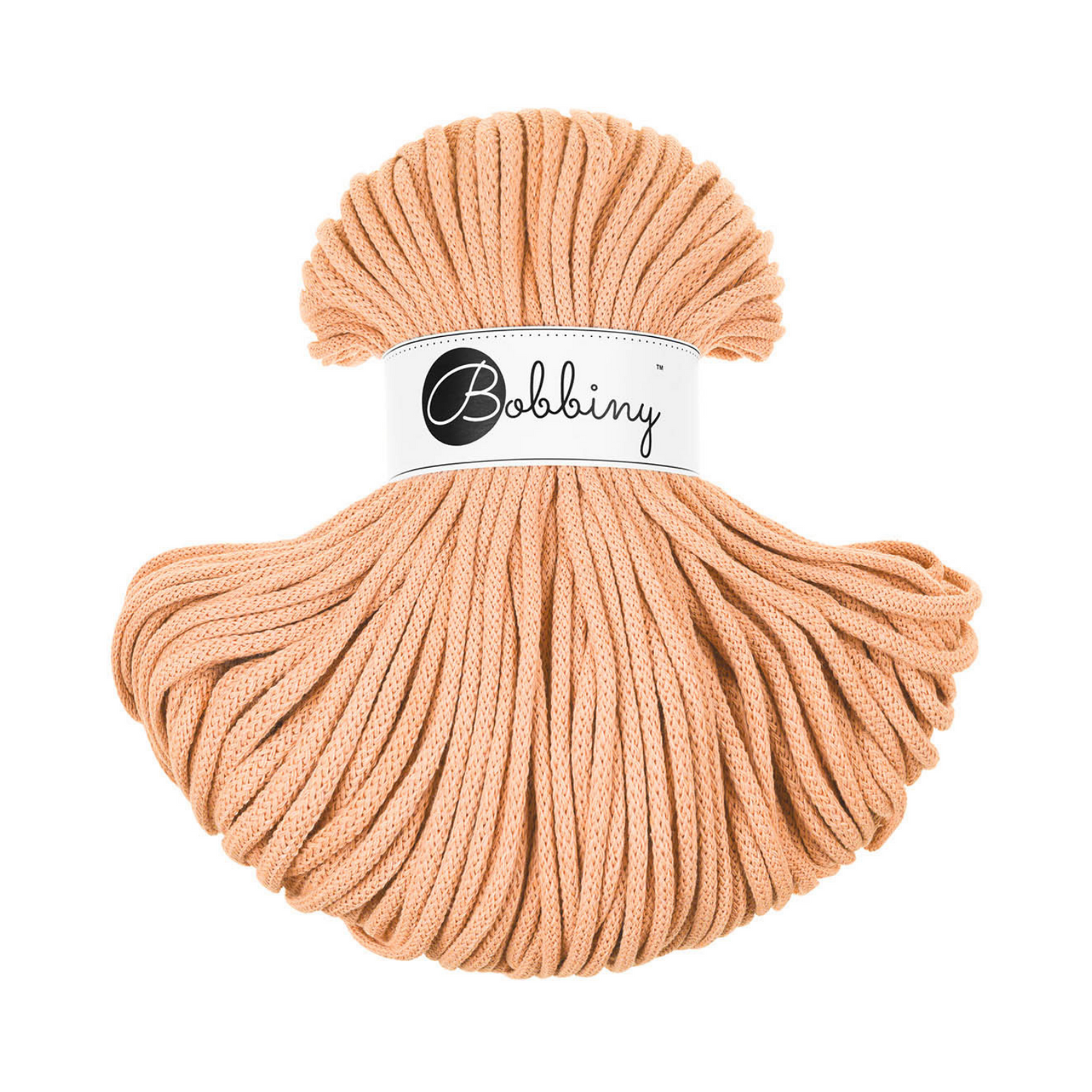 Bobbiny Flechtkordel Peach Fuzz Ø 5 mm