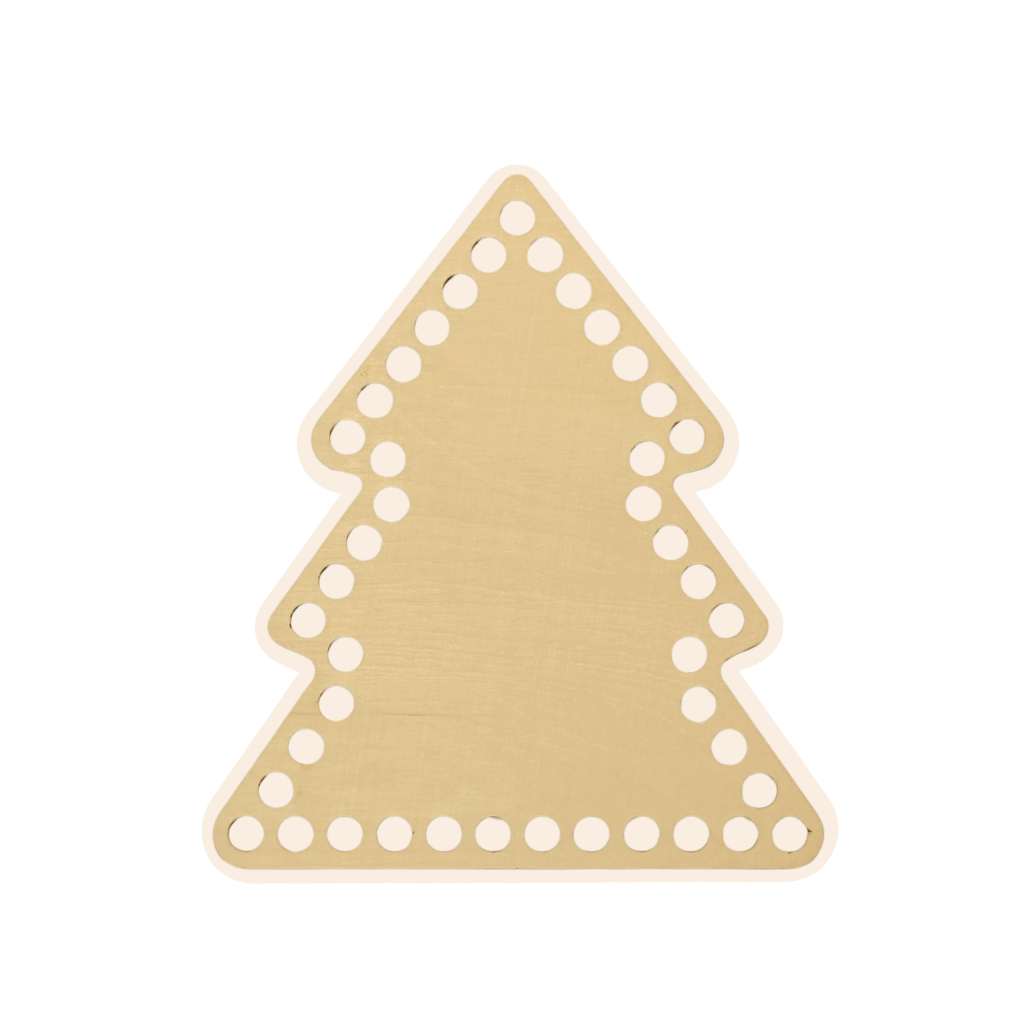 Korbboden Tanne 17,5 × 20 cm – für Weihnachtskörbe