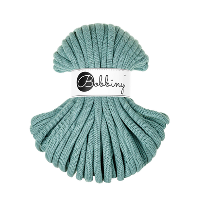 30 Meter - Bobbiny Flechtkordeln Duck Egg Blue Ø 9 mm