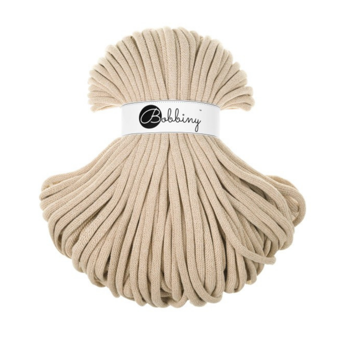 Bobbiny Flechtkordel Warm Beige Ø 9 mm