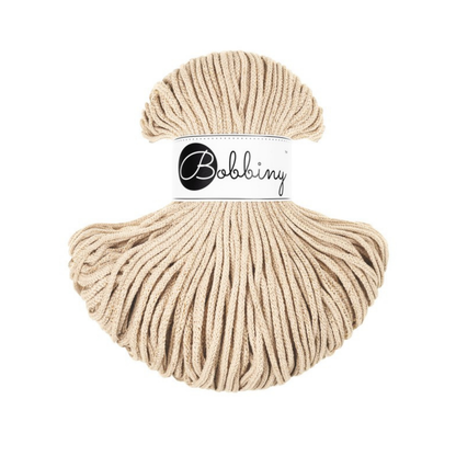 Bobbiny Flechtkordel Golden Warm Beige Ø 3 mm