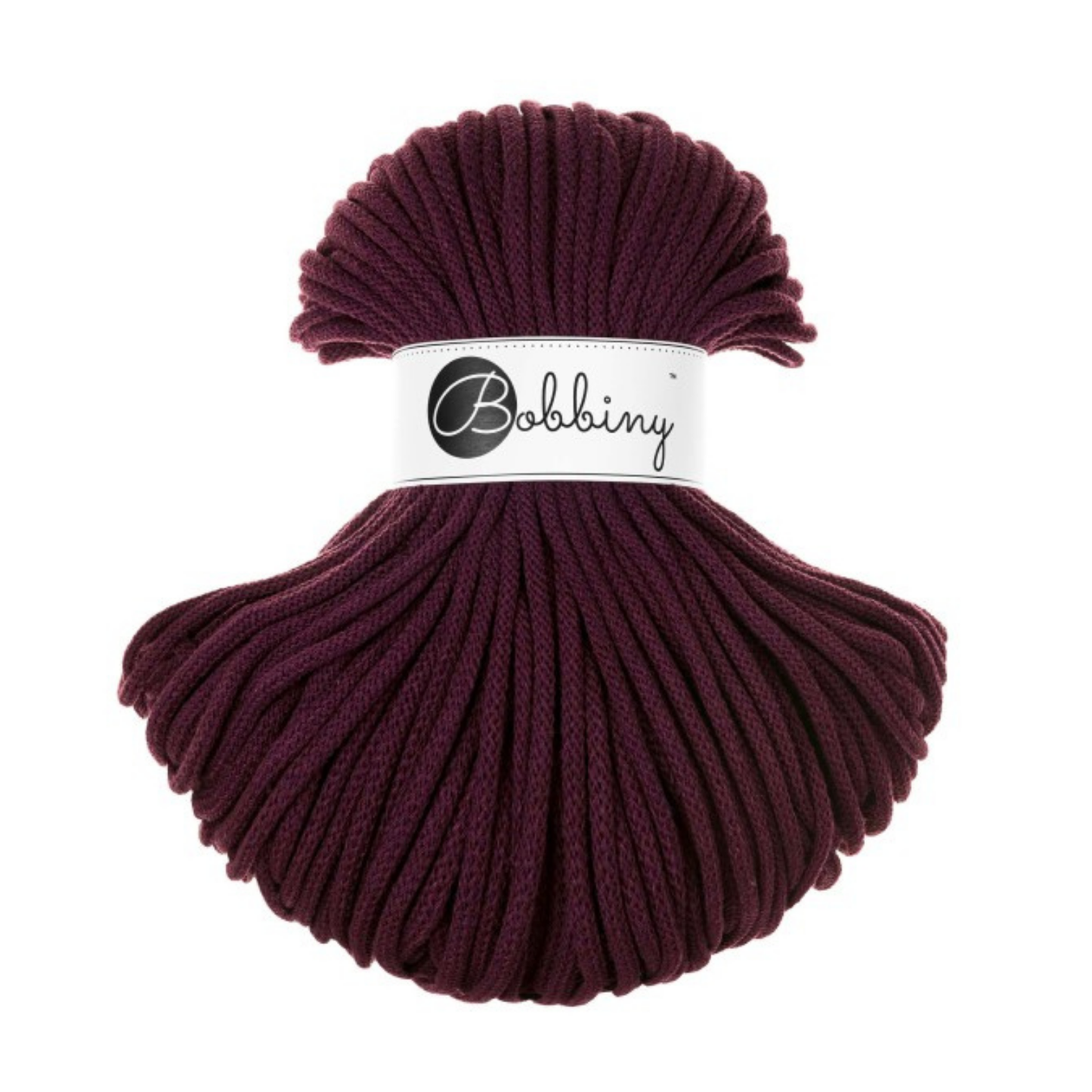 Bobbiny Flechtkordel Golden Burgundy Ø 5 mm